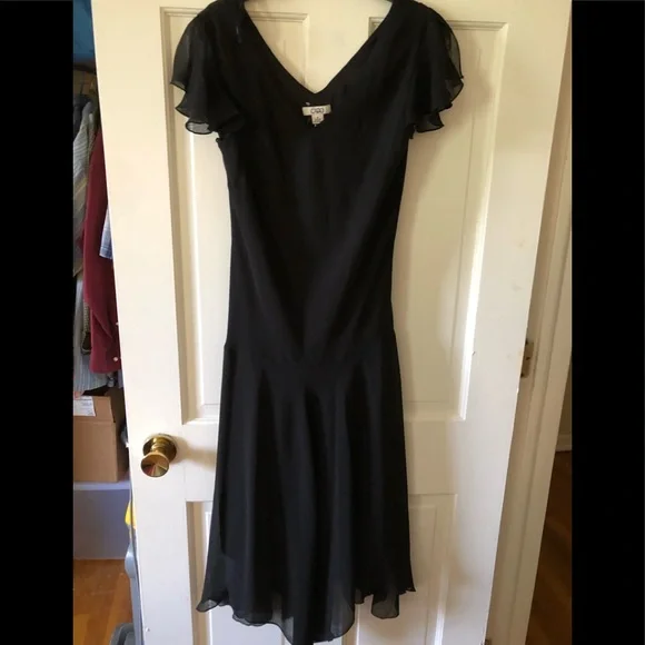 cato black dress Plus Size Black Long Sleeve Swimsuit Dress – Pluspreorder main image 0